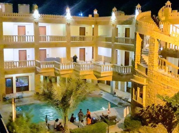 Swimming Pool in Deoki Niwas Hotel Jaisalmer